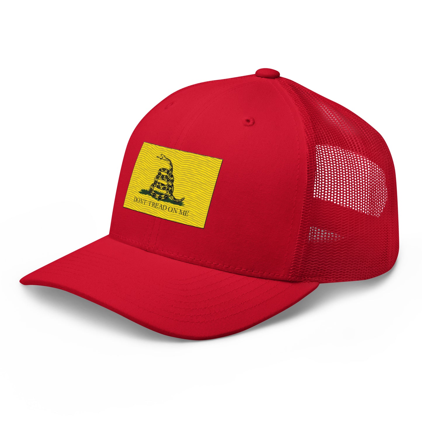 Embroidered "Don't Tread on Me" Gadsden Flag | Retro Trucker Cap Retro Trucker Cap Gun Beaver   