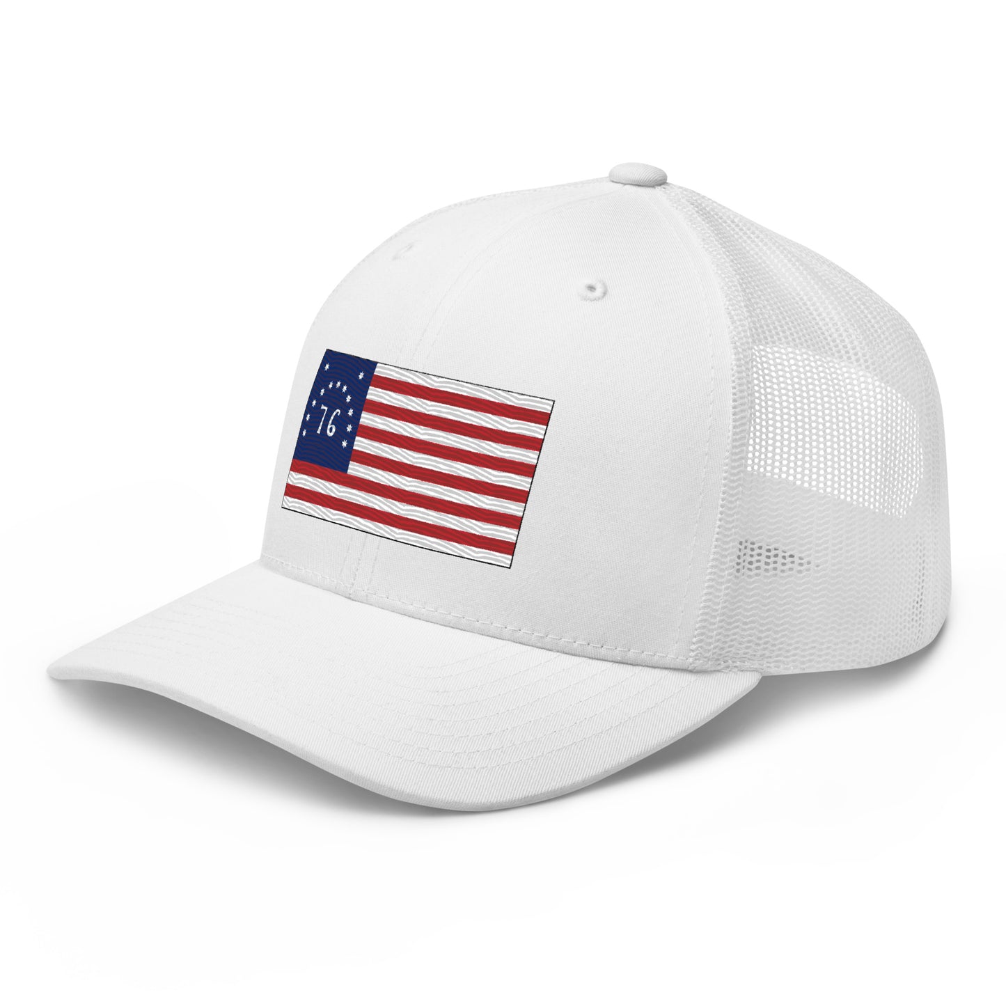 Embroidered Bennington Flag | Retro Trucker Cap Retro Trucker Cap Gun Beaver   