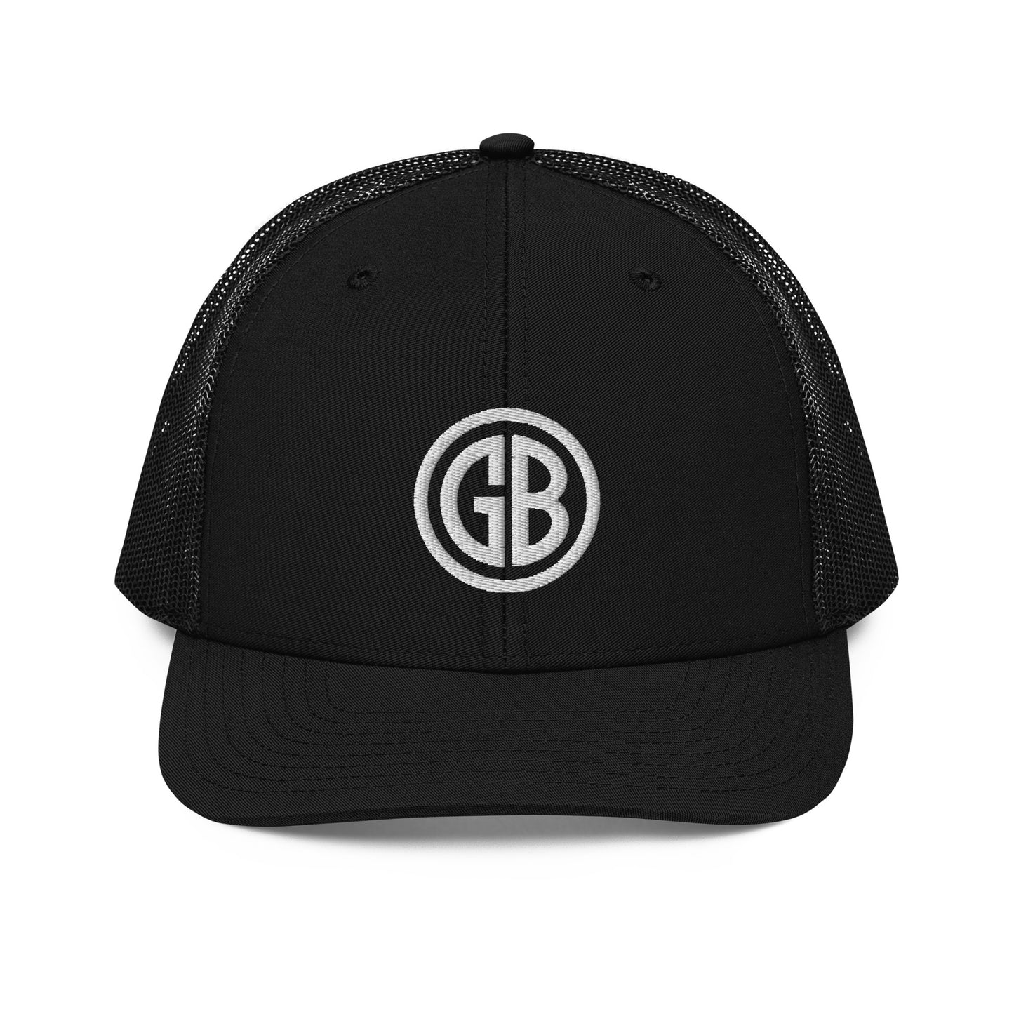 Embroidered Gun Beaver Logo | Snapback Trucker Cap | Richardson 112 Richardson 112 Gun Beaver Black  