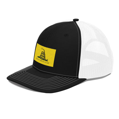 Embroidered "Don't Tread on Me" Gadsden Flag | Snapback Trucker Cap | Richardson 112 Richardson 112 Gun Beaver   