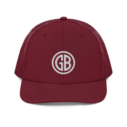 Embroidered Gun Beaver Logo | Snapback Trucker Cap | Richardson 112 Richardson 112 Gun Beaver Cardinal  