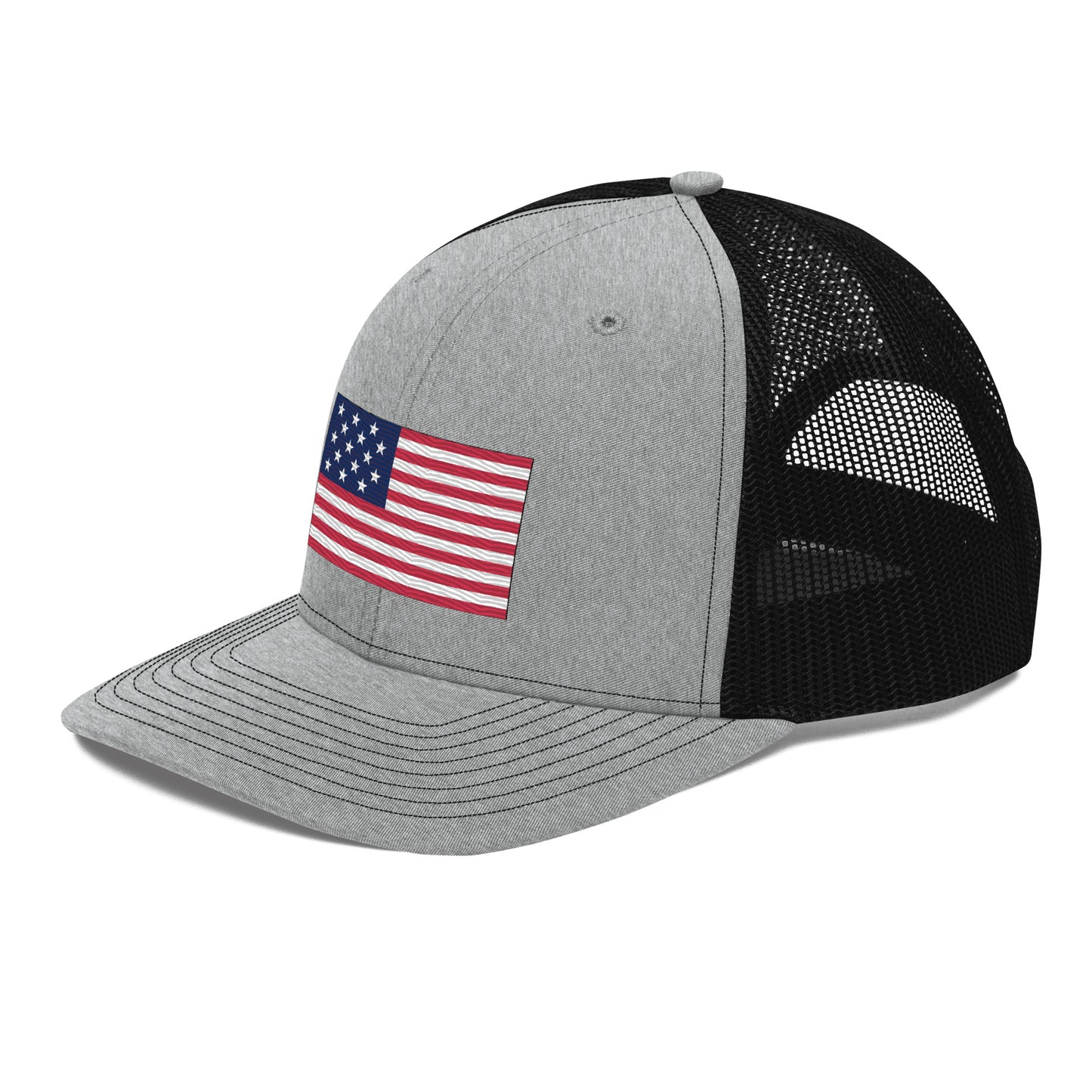 Embroidered 1812 Flag ("The Star-Spangled Banner") | Snapback Trucker Cap | Richardson 112 Richardson 112 Gun Beaver   