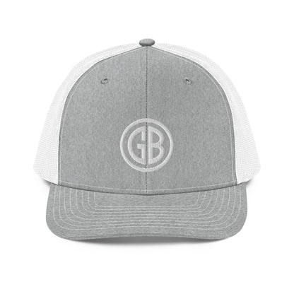 Embroidered Gun Beaver Logo | Snapback Trucker Cap | Richardson 112 Richardson 112 Gun Beaver Heather Grey/White  