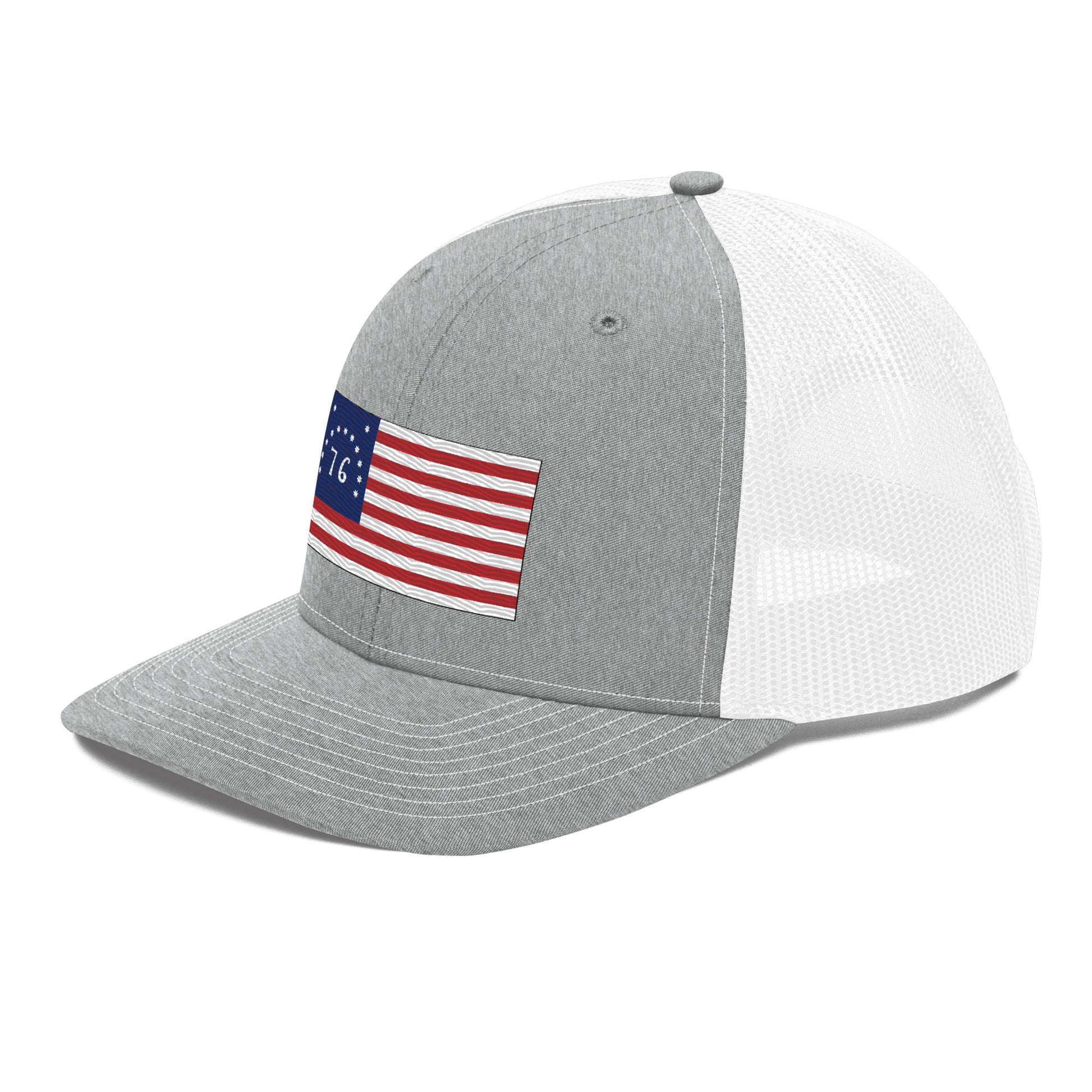 Embroidered Bennington Flag | Snapback Trucker Cap | Richardson 112 Richardson 112 Gun Beaver   