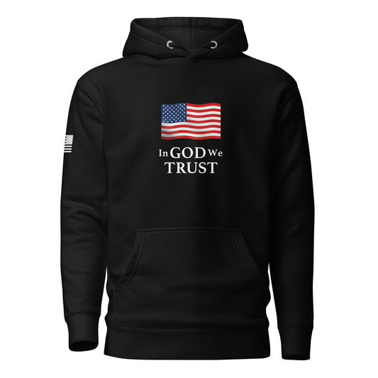 "In God We Trust" | Premium Cotton Hoodie Cotton Hoodie Gun Beaver Black S 