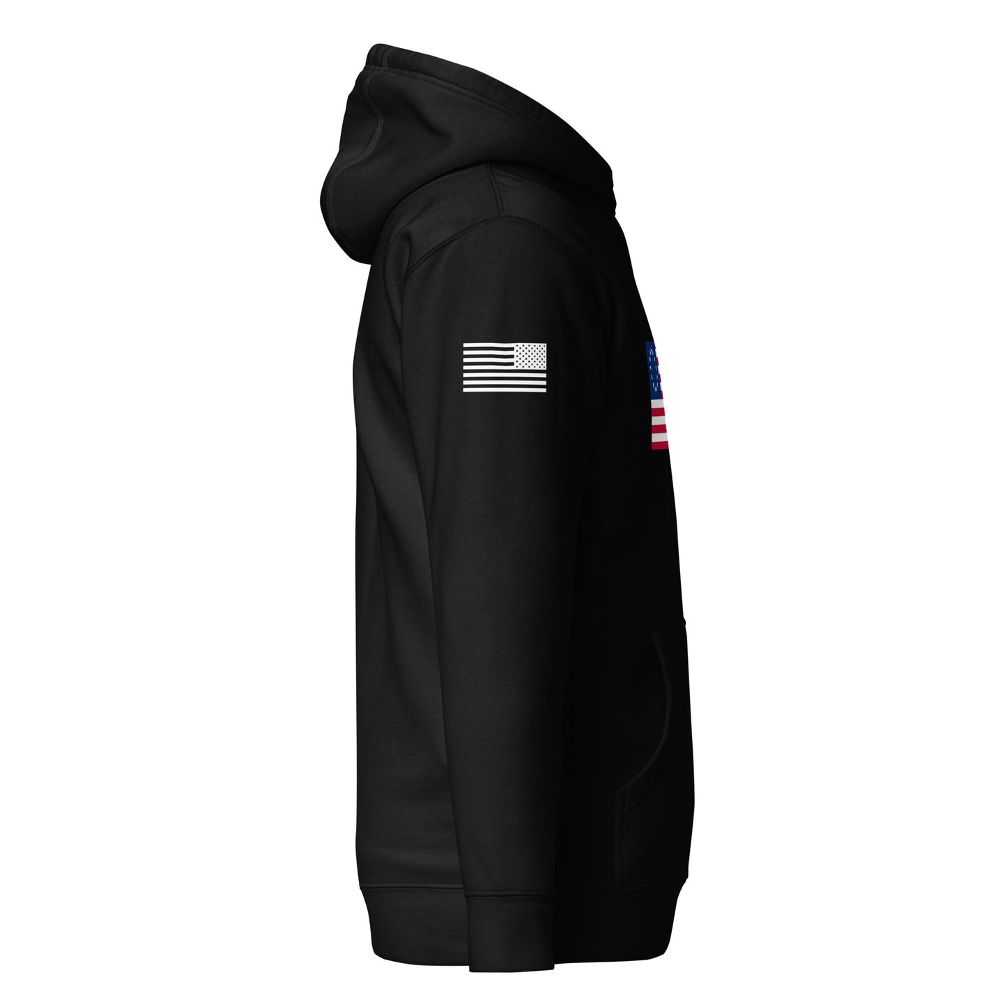 Betsy Ross Flag | Premium Cotton Hoodie Cotton Hoodie Gun Beaver   