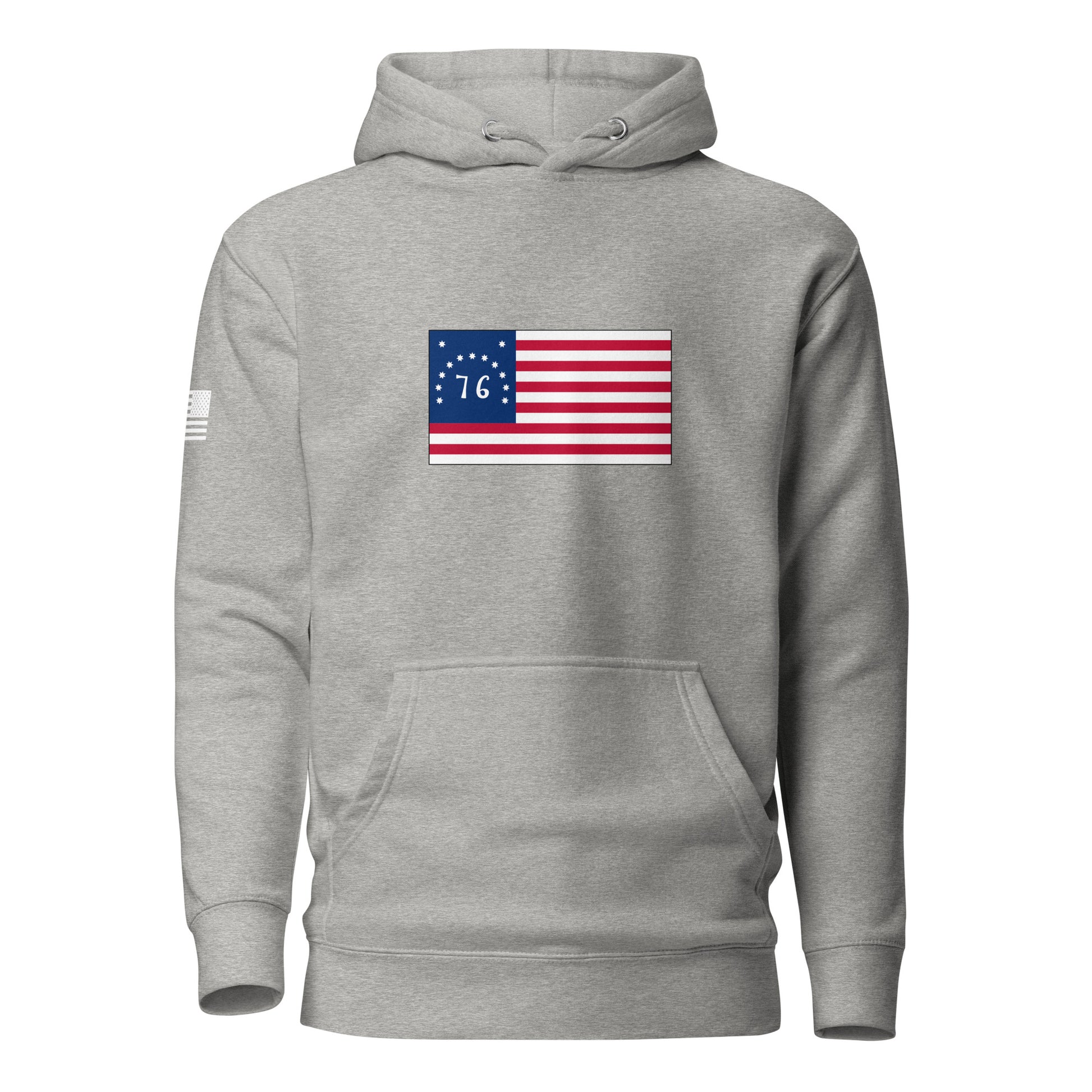 Bennington Flag | Premium Cotton Hoodie Cotton Hoodie Gun Beaver