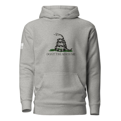 "Don't Tread On Me" | Premium Cotton Hoodie Cotton Hoodie Gun Beaver Carbon Grey S 