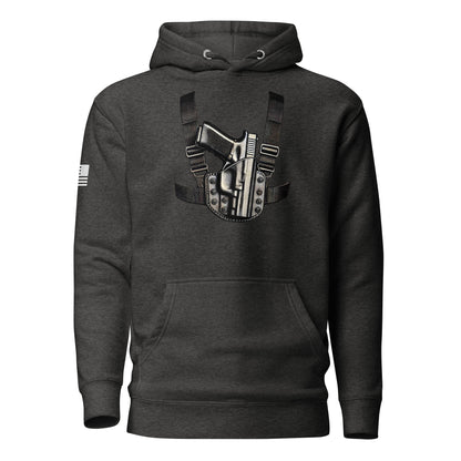 Always Carrying | Premium Cotton Hoodie Cotton Hoodie Gun Beaver Charcoal Heather S 