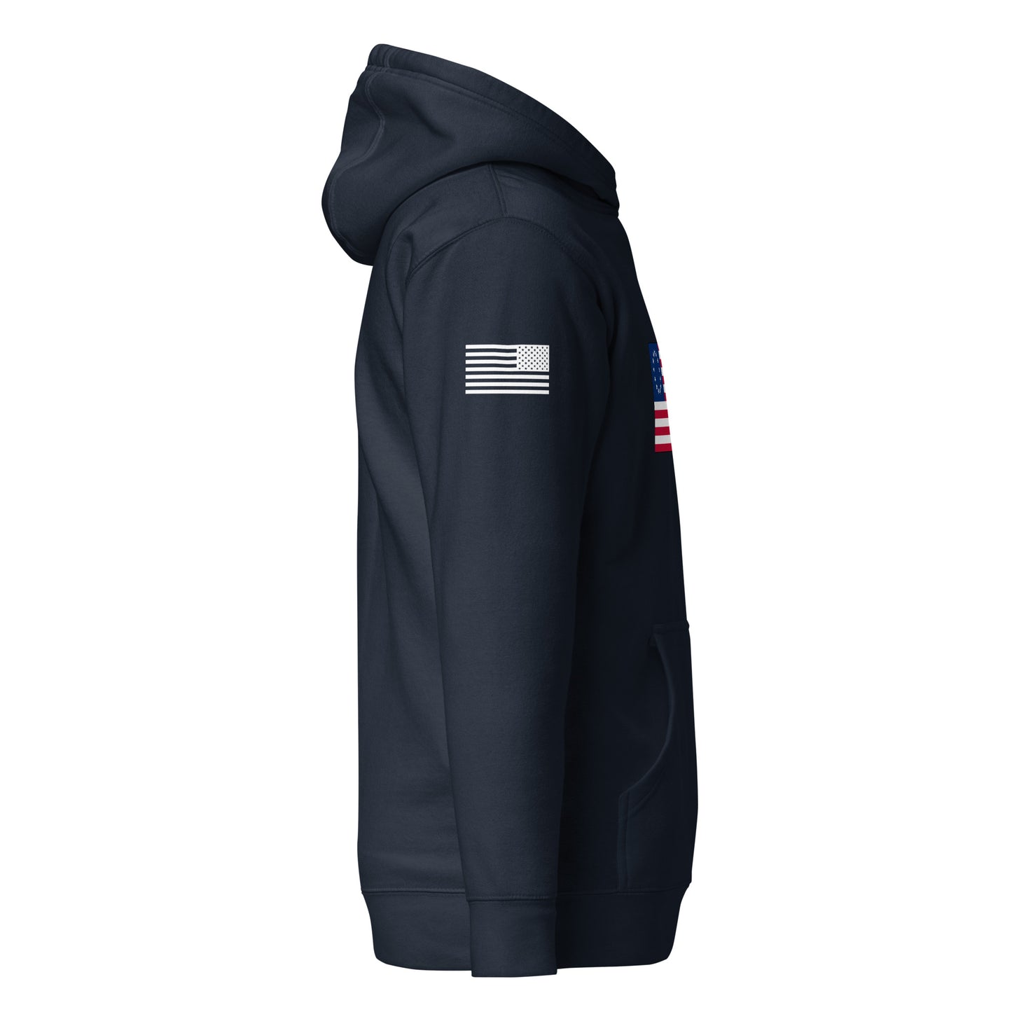 Betsy Ross Flag | Premium Cotton Hoodie Cotton Hoodie Gun Beaver   