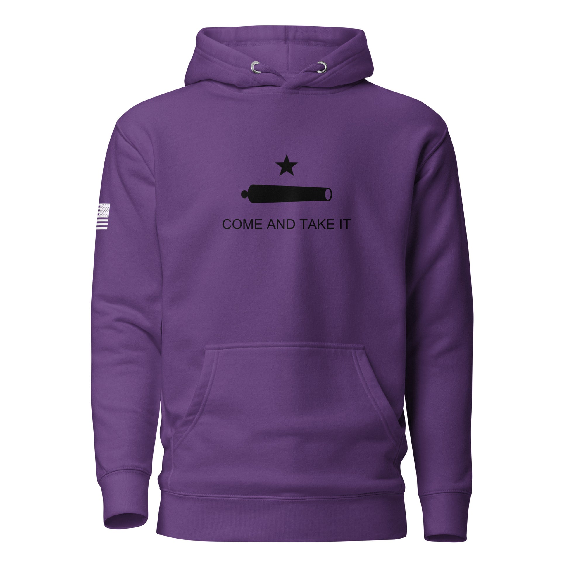 "Come and Take It" | Premium Cotton Hoodie Cotton Hoodie Gun Beaver Purple S 