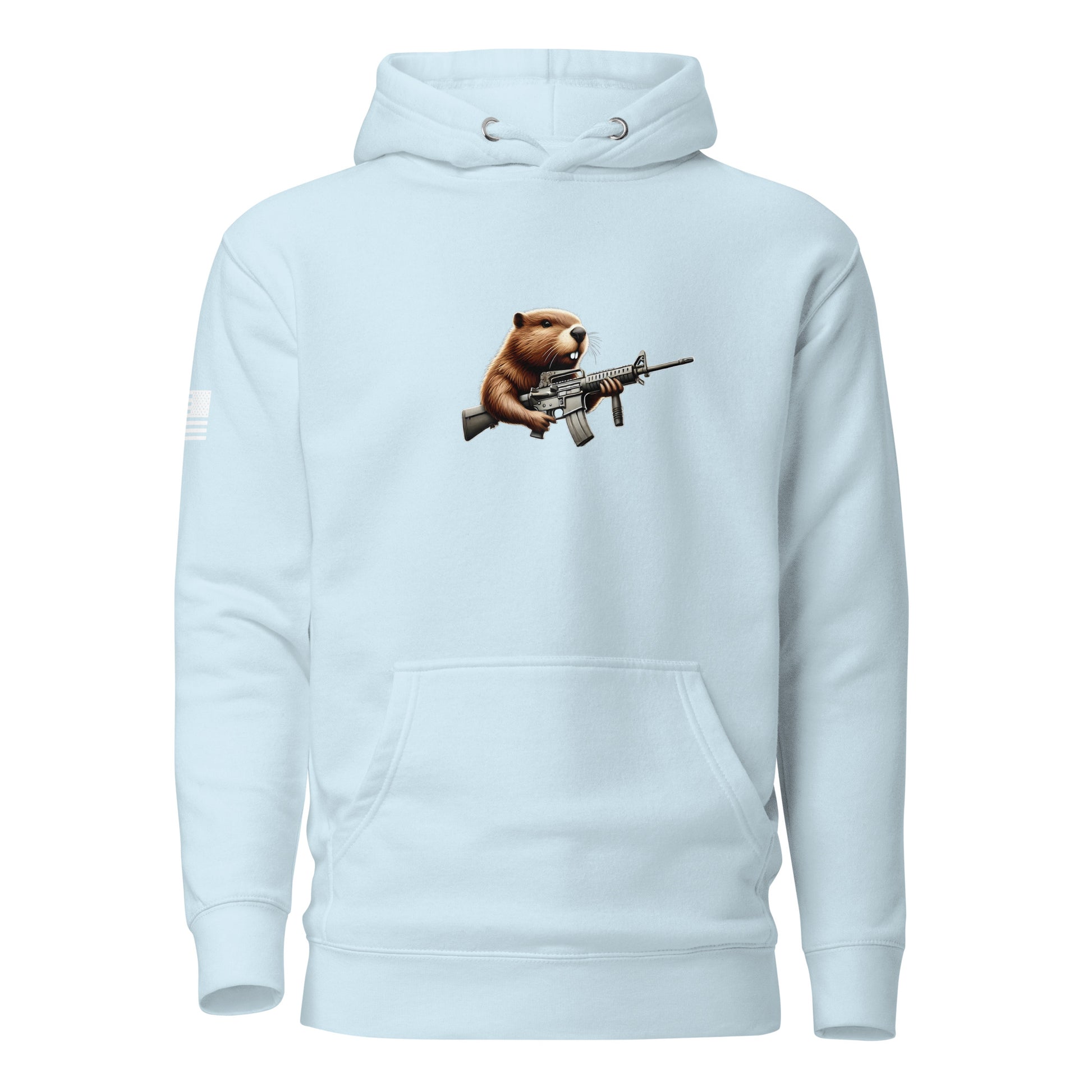 Gun Beaver Locked & Loaded | Premium Cotton Hoodie Cotton Hoodie Gun Beaver