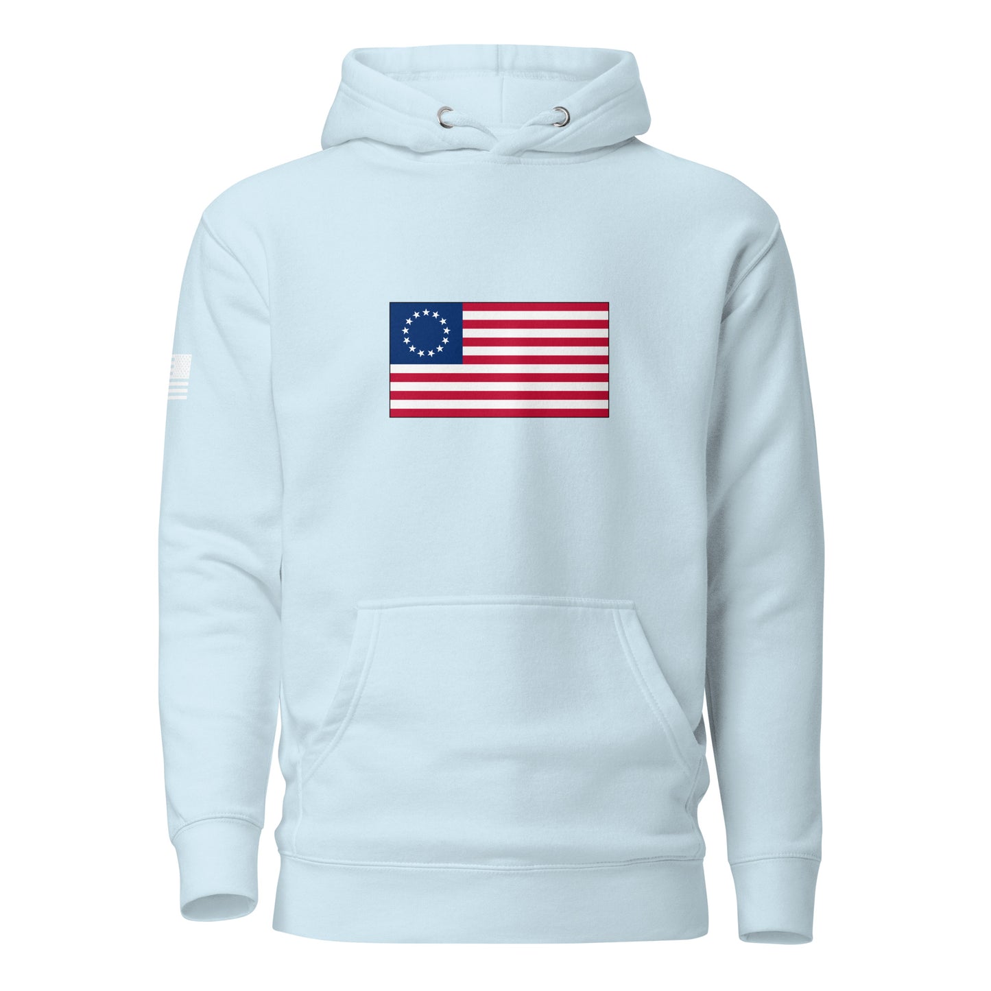 Betsy Ross Flag | Premium Cotton Hoodie Cotton Hoodie Gun Beaver