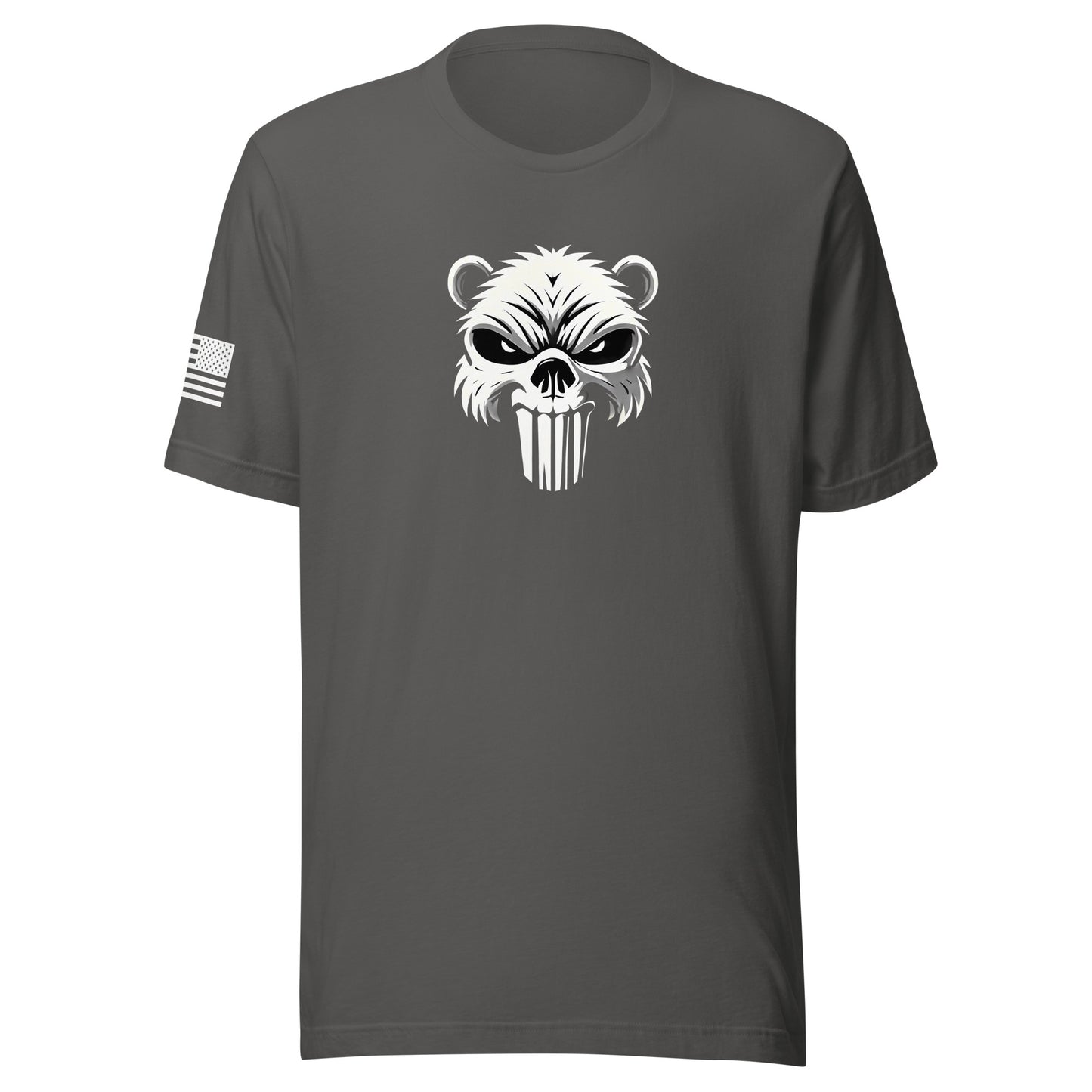 Beaver Punisher | Short Sleeve Jersey T-Shirt | Bella + Canvas T-Shirt Gun Beaver Asphalt S 