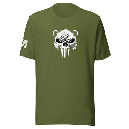 Beaver Punisher | Short Sleeve Jersey T-Shirt | Bella + Canvas T-Shirt Gun Beaver Olive S 